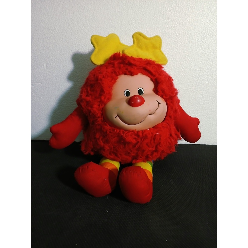 Vintage 1983 Rainbow Brite 12" RED TWINK Sprite Mattel Hallmark Plush Stars